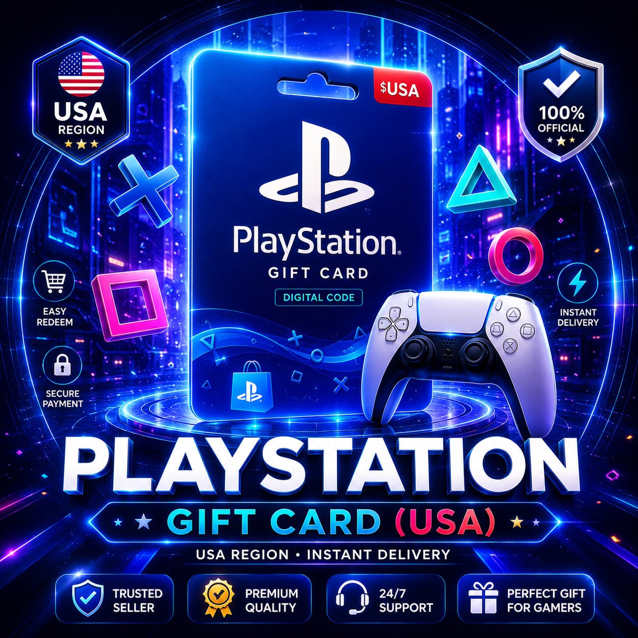PSN Gift Card (USD)